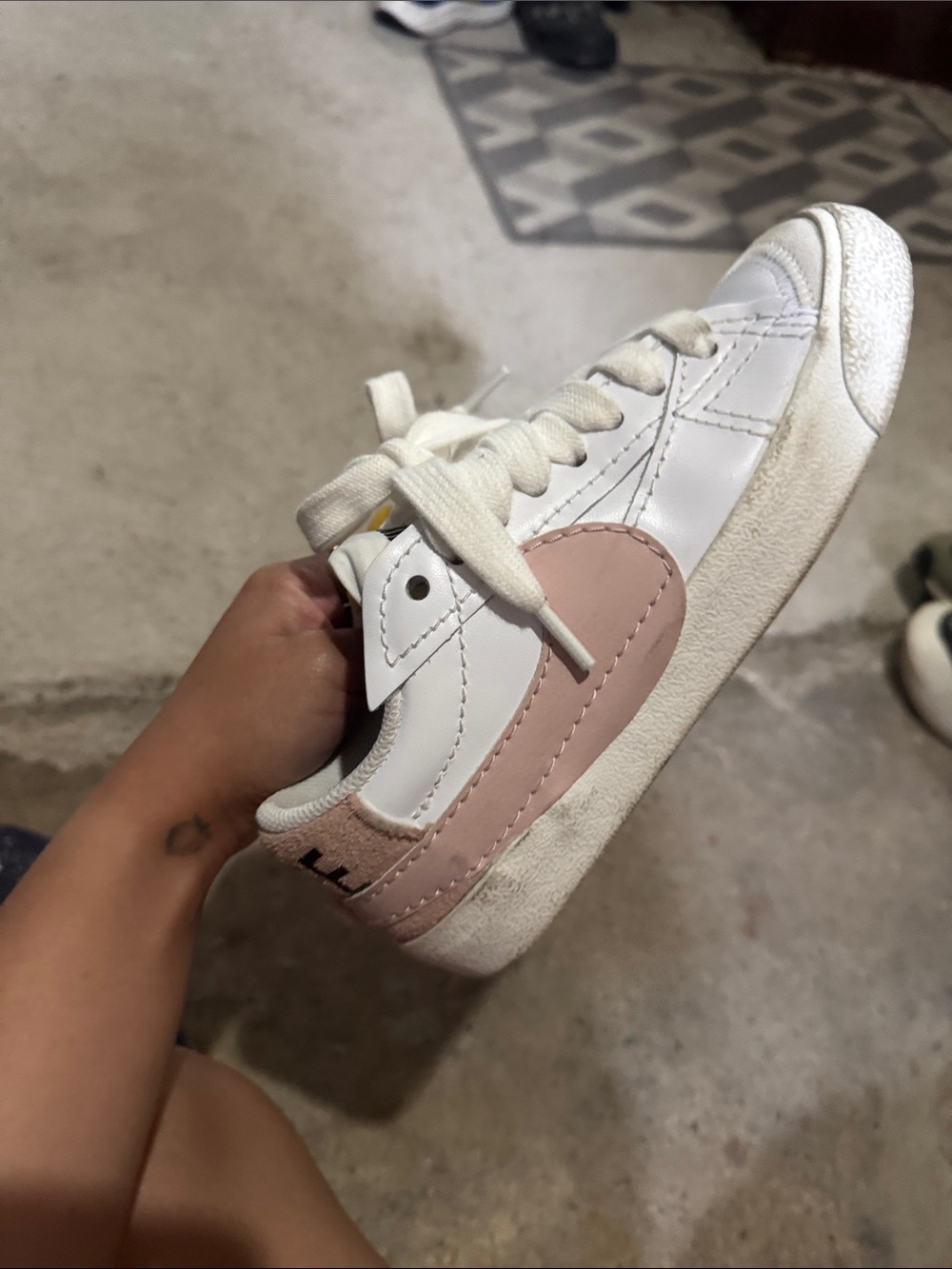 Nike White Low-Top Blazers